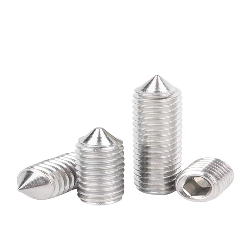 304不锈钢内六角尖端紧定